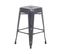 Tabouret De Bar Set De 2 Métal Noir Cabrillo