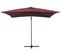 Parasol De Jardin Carré 250 X 250 Cm Bordeaux Monza