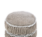 Pouf En Coton Beige 43 X 44 Cm Noida