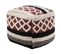 Pouf En Laine Et Coton Multicolore 42 X 48 Cm Sagar