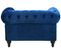 Velours Fauteuil Bleu Marine Chesterfield