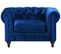 Velours Fauteuil Bleu Marine Chesterfield