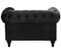 Velours Fauteuil Noir Chesterfield