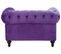 Velours Fauteuil Violet Chesterfield