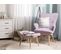 Velours Fauteuil Violet Vejle