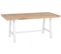 Table De Jardin 170 X 80 Cm Bois Solide Blanc Scania