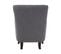 Fauteuil Gris Foncé Viborg