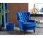 Velours Fauteuil Bleu Marine Viborg