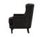 Velours Fauteuil Noir Viborg