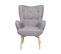 Fauteuil Gris Clair Vejle