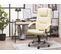 Fauteuil Massant Cuir Pu Beige Clair Comfort