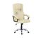 Fauteuil Massant Cuir Pu Beige Clair Comfort