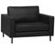 Fauteuil Cuir Noir Savalen