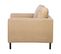 Fauteuil Cuir Pu Beige Savalen