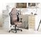 Chaise De Bureau Cuir Pu Marron Supreme