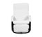 Fauteuil Cuir Pu Blanc Might
