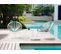 Chaise De Jardin Set De 2 Blanc Acapulco