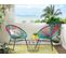 Chaise De Jardin Turquoise Acapulco