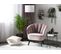 Velours Fauteuil Rose Dala