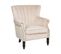 Velours Fauteuil Beige Clair Svedala