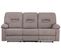 Canapé 3 Places Inclinable Beige Taupe Bergen