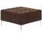 Pouf Ottoman En Cuir Pu Marron Aberdeen