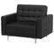 Fauteuil Cuir Pu Noir Aberdeen