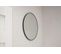 Miroir Rond 70 Cm, Salon/salle De Bain, Couloir, Mural Avec Cadre En Métal, Noir, Anders