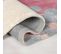 Tapis De Salon Floral En Polyester - Rose - 160x230 Cm