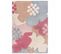 Tapis De Salon Floral En Polyester - Rose - 160x230 Cm