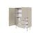 Buffet Viva 104x39x140 Cm Beige