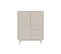 Buffet Viva 104x39x140 Cm Beige