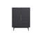 Buffet Viva 104x39x140 Cm Noir