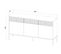 Buffet Maggiore 154x39x83 Cm Blanc