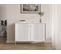 Buffet Iseo 104x39x79 Cm Blanc