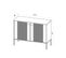 Buffet Iseo 104x39x79 Cm Blanc