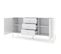 Buffet Iseo 154x39x79 Cm Blanc