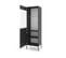 Vitrine Iseo 54x39x180 Cm Noir