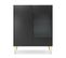 Vitrine Harmony 97x37x122 Cm Noir