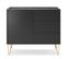 Buffet Harmony 97x37x83 Cm Noir