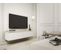 Meuble Tv Oro 135x32x30 Cm Blanc