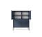 Buffet Mono 103x39x125 Cm Bleu