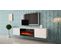 Meuble Tv Carbon 180x35x38 Cm Blanc