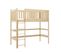 Lit Mezzanine Laura 90x190 Cm Beige