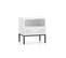 Table De Chevet Clearing 50x34x53 Cm Blanc