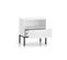 Table De Chevet Clearing 50x34x53 Cm Blanc