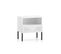 Table De Chevet Clearing 50x34x53 Cm Blanc