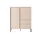 Buffet Dast 104x40x124 Cm Beige