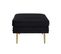 Pouf Boom 90x70x49 Cm Noir