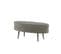 Pouf Otto 100x40x41 Cm Gris